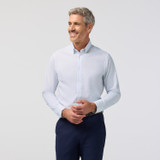 Mizzen+Main Leeward Dress Shirt - Navy Micro Dot