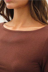 Be Cool Boatneck Longsleeve Knit Top