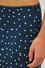 Be Cool Polka Dot Midi Skirt