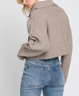 Final Touch Double Breasted Sweater Jacket
