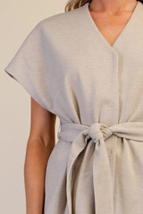 Glam Softwrap Waist Tie Top