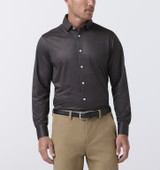 Mizzen+Main Halyard Dress Shirt - Expresso Woven Tile