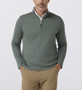 Mizzen+Main KPI Quarter Zip - Hemlock- TLY19-HEM