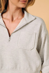 Sunday Edition Patch Pocket Pullover Top
