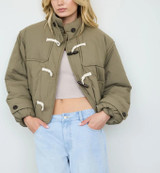 Blu Pepper Jacket With Toggles