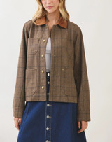 Curds and Whey Plaid Chore Jacket