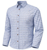 F/X Fusion Long Sleeve Mini Geo Print Shirt