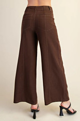 Glam Seam Detail Texture Pant