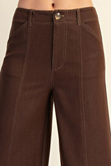 Glam Seam Detail Texture Pant