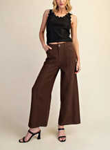 Glam Seam Detail Texture Pant