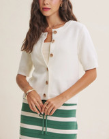 In February Button-Down Sweater Cardigan