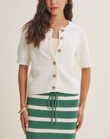 In February Button-Down Sweater Cardigan