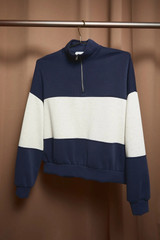 Sunday Edition Funnel Neck Quarter Zip Pullover