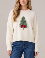 She + Sky Christmas Tree Sweater