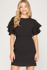 Double Ruffle Dress