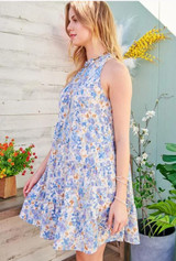 Floral Printed Babydoll Dress