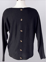 Plus Button Back Sweater