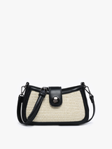 Jen & Co Irene Woven Snap Crossbody