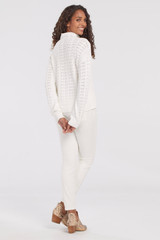 Tribal Mock Neck Sweater