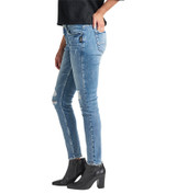 Silver Elyse Skinny Jean-L03116EPX291