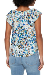 Liverpool Petal Sleeve Top