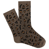 K Bell  Soft and Dreamy Leopard Socks