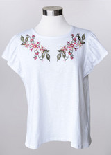 Floral Embroidered Top  - 24012