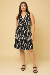 Plus Front Knot Dress