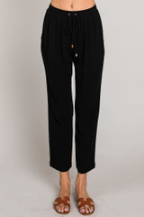 Drawstring Soft Linen Pants