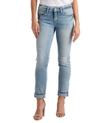 Silver Elyse Straight Jean-L03414EPX186