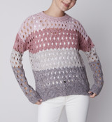 Charlie B Wavy Net Stitch Sweater