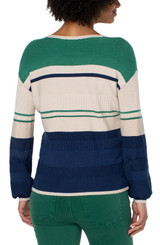 Liverpool Colorblock Blouson Sweater