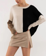 Relaxed Colorblock Sweater