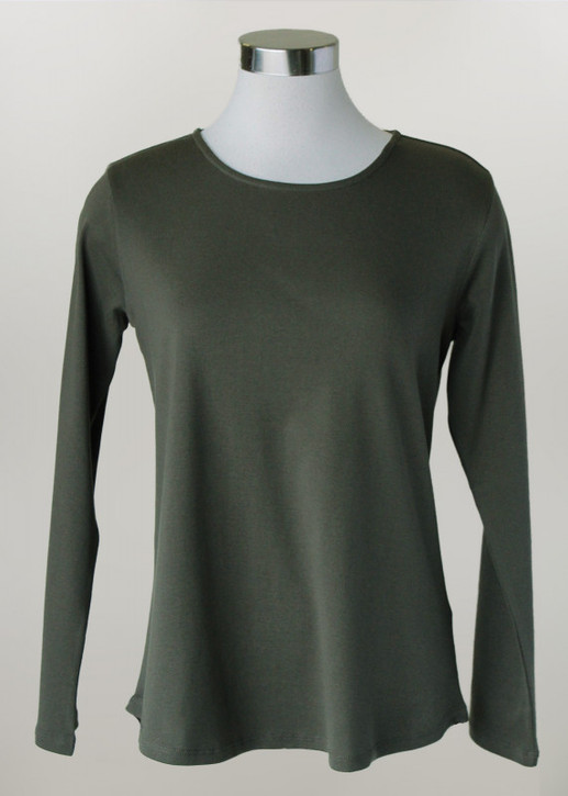 Keren Hart Long Sleeve Basic Crew Tee Keren Hart Long Sleeve Basic Crew Tee
