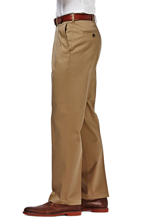 Haggar Premium No Iron Flat Front Khaki Haggar Premium No Iron Flat Front Khaki