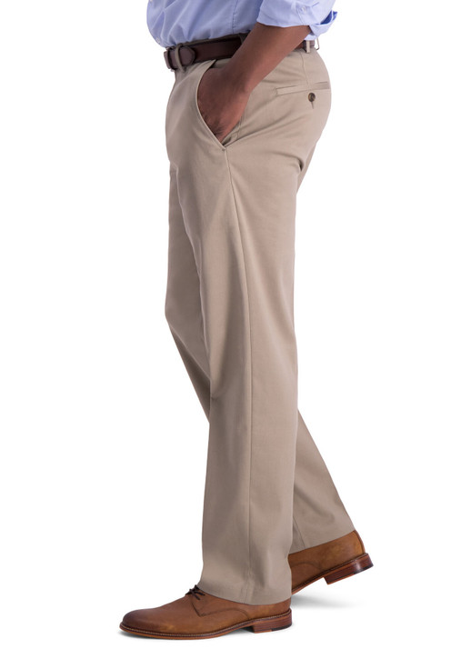Haggar Flat Front Premium Stretch Khaki