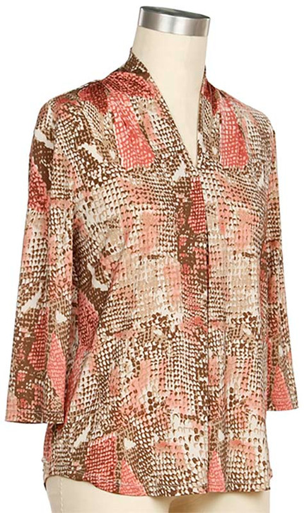 N Touch Snake Print Top