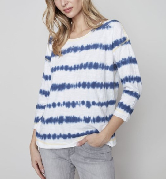 Charlie B Tie-Dye Knit Top