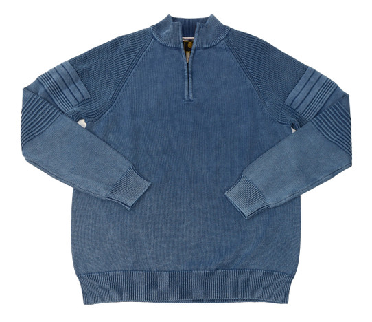 F/X Fusion Washed ¼ Zip Sweater