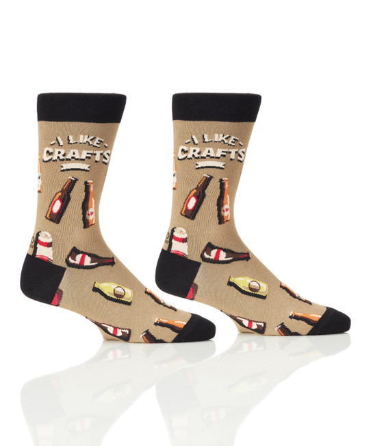 YO Sox Men's I Like Crafts Socks