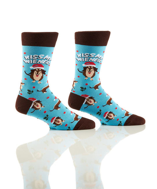 YO Sox Men's Kiss My Weiner Socks