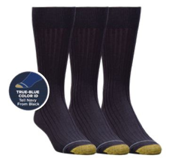 Men's Gold Toe Canterbury Sock - King Sizes - 3PK