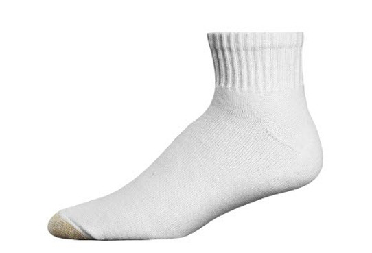 Men's Gold Toe Cotton Quarter Sock - 6 Pack
