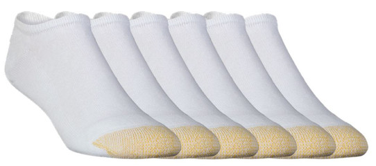 Men's Gold Toe No Show 6 Pack