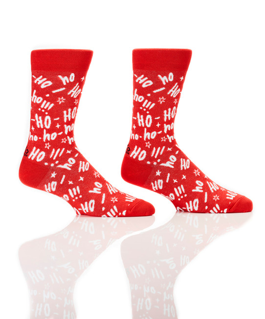 YO Sox Men's Ho Ho Ho Socks