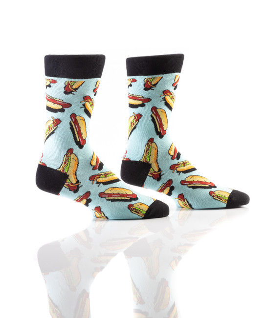 YO Sox Men's Hot Dog Socks