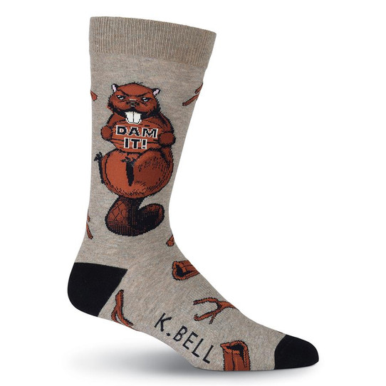 K Bell Men's Dam It Socks