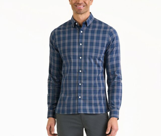 Van Heusen Essential Slim Open Grid Shirt