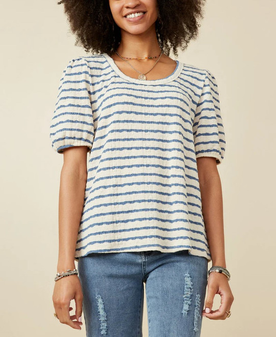 Hayden Textured Scoop Neck