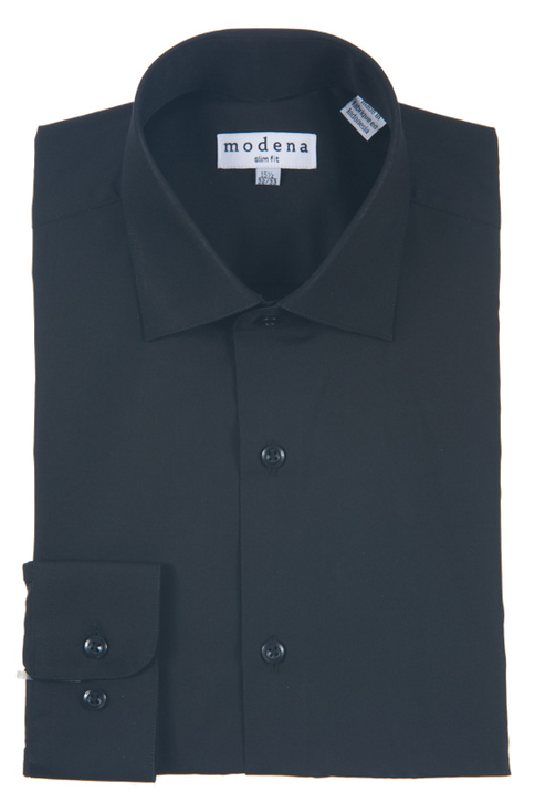 Modena Slim Fit Poplin Dress Shirt